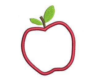 Stickdatei - Apfel Appli